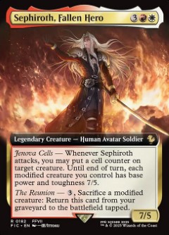 Sephiroth, Fallen Hero Final Fantasy Commander decks Bordless
